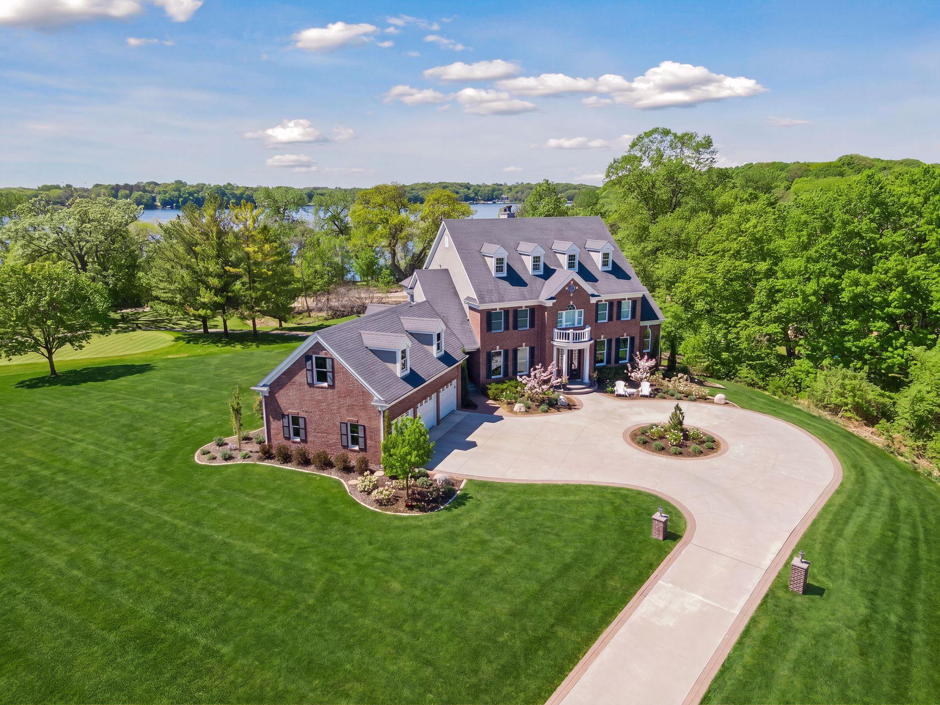 Perched on a sensational nearly 1-acre site with stunning views