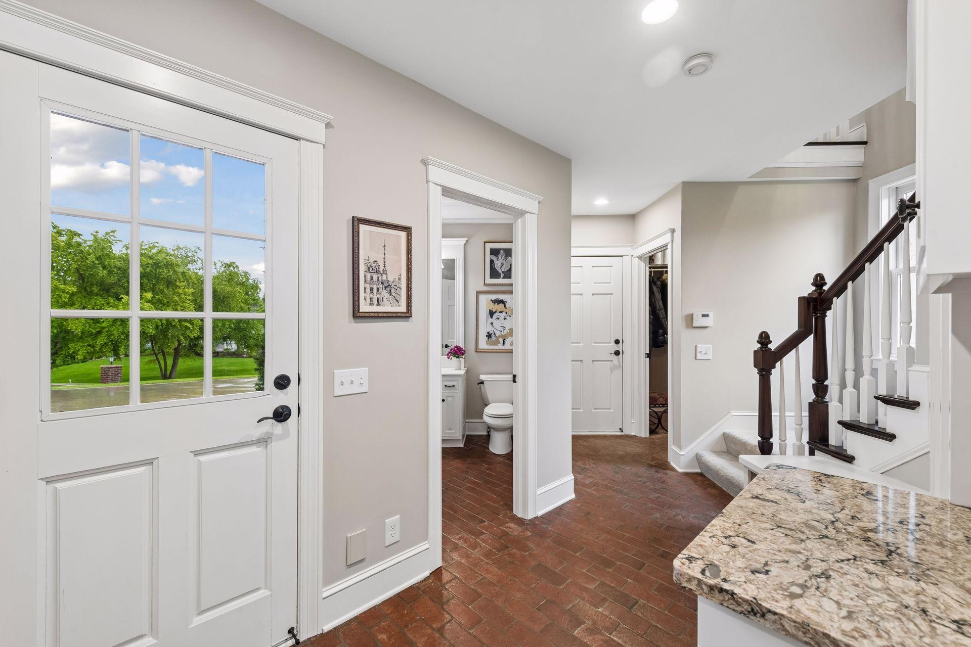Awesome mudroom with huge closet