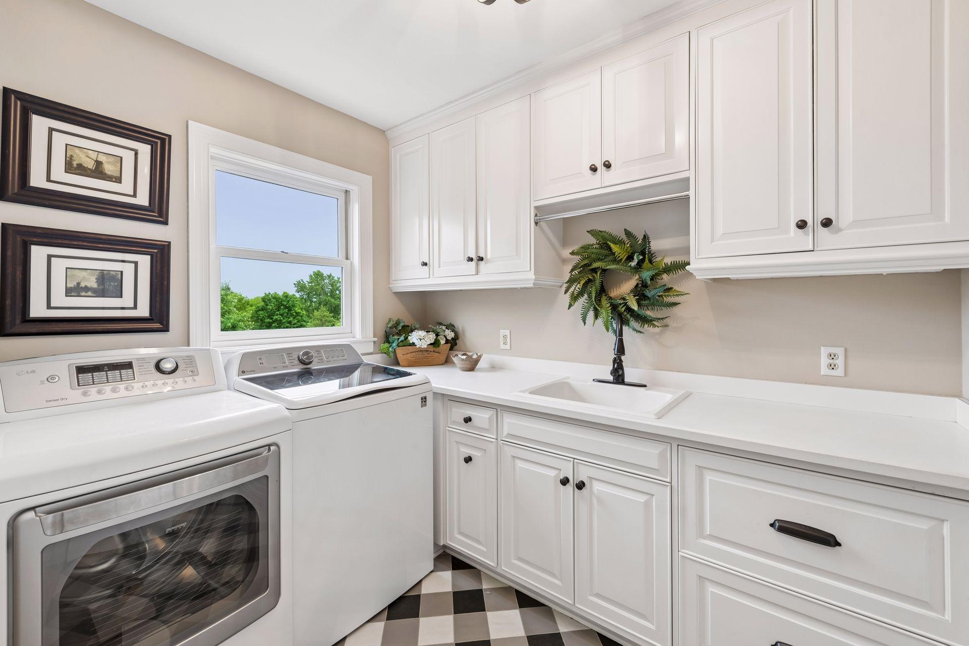 You will love the Upper-Level laundry