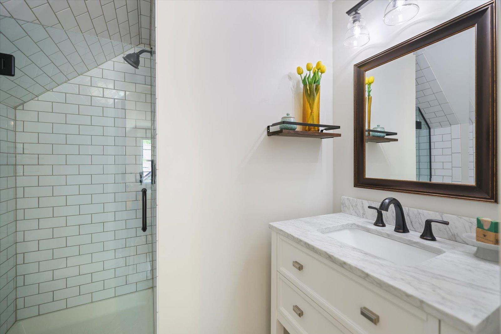 PLUS a bathroom with shower!!