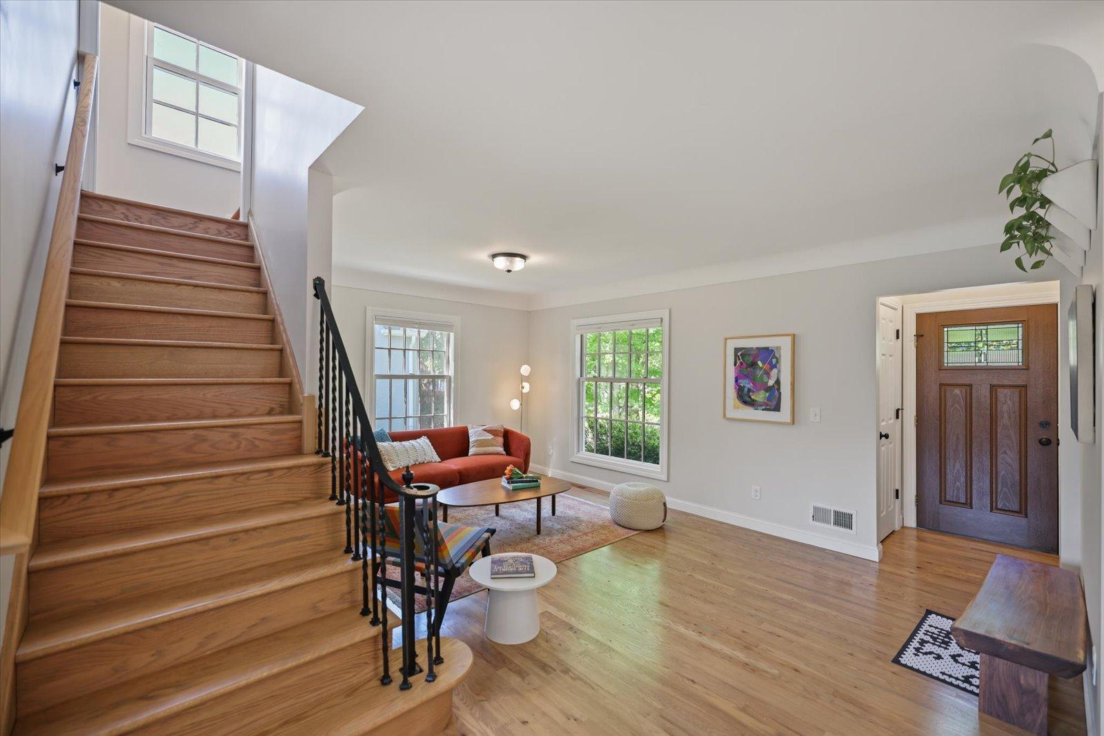 Head upstairs