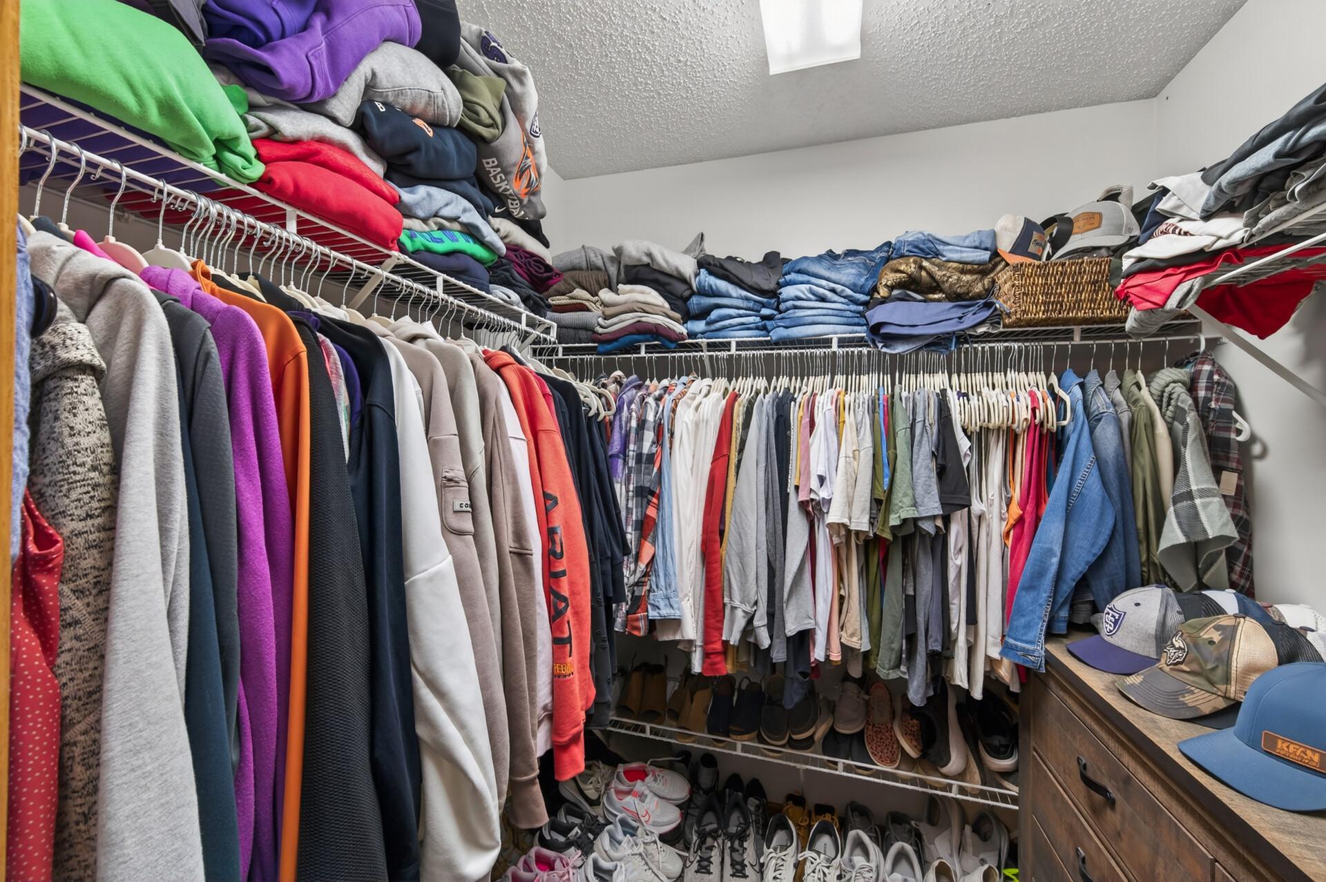 Walk in closet.