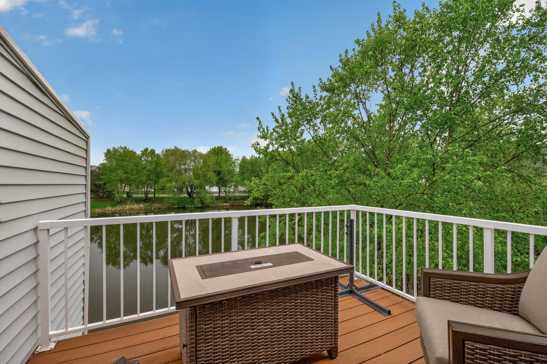 Incredible view from the deck.