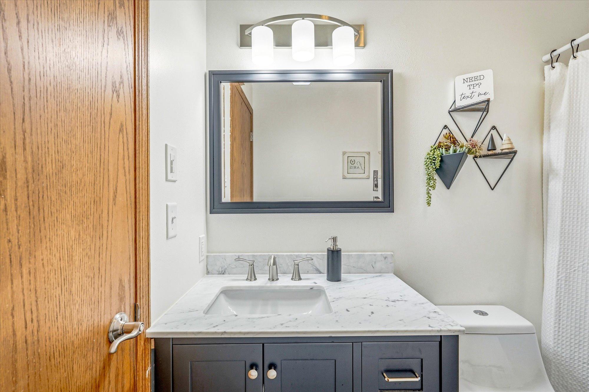 Main floor bathroom.
