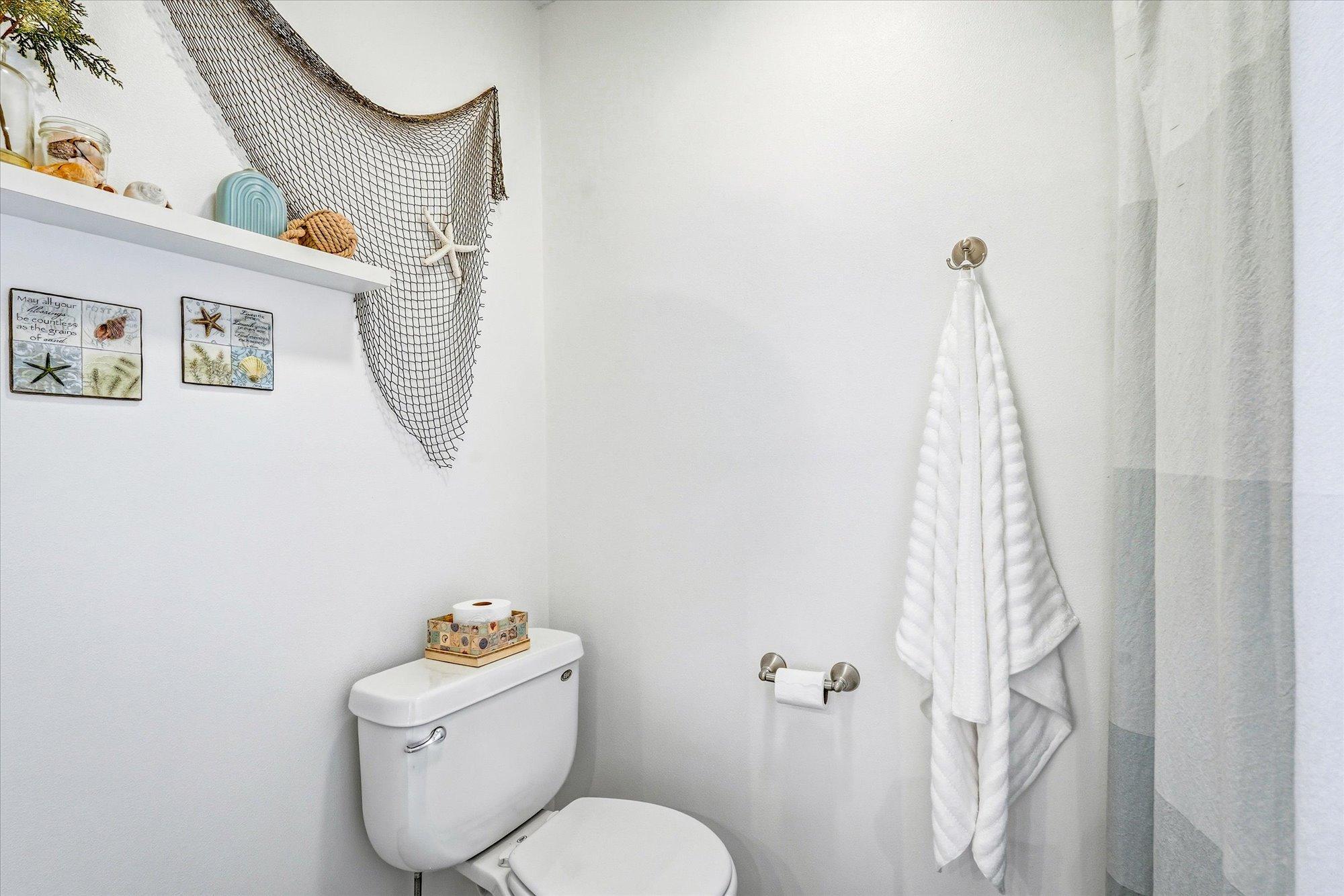 Upper level 3/4 bathroom.