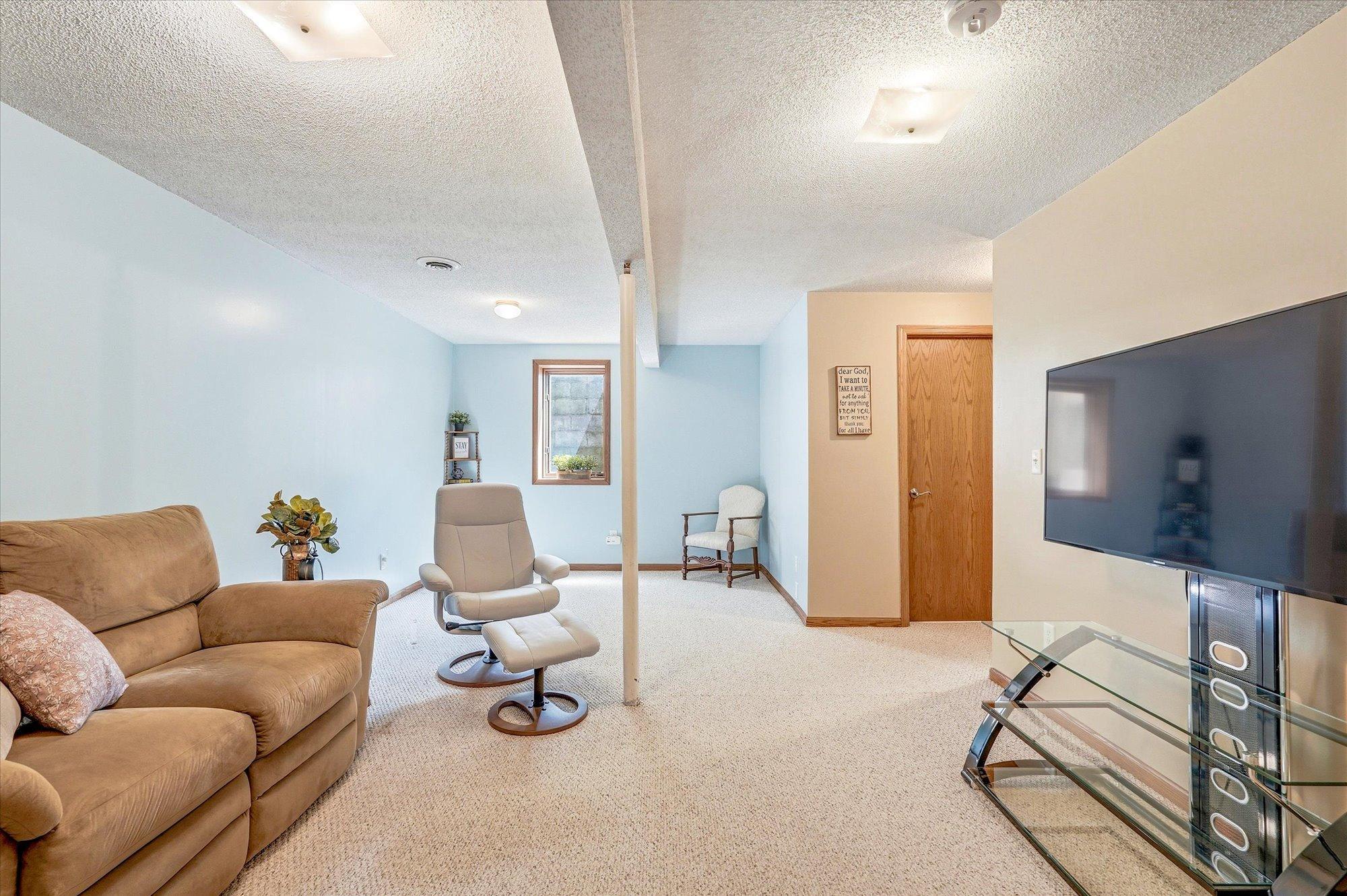 Family room-basement.