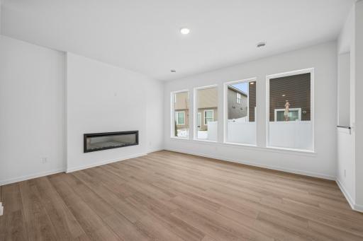 How would you decorate this space? A picture of a completed Crestwood home.