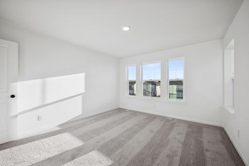 Retreat area. A picture of a completed Crestwood home.