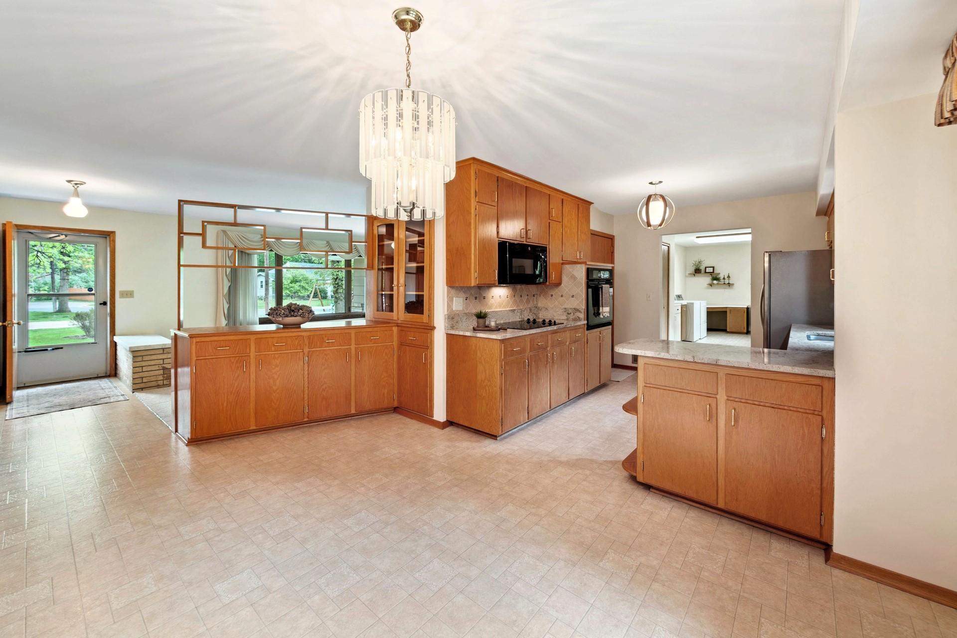 Open floor plan.