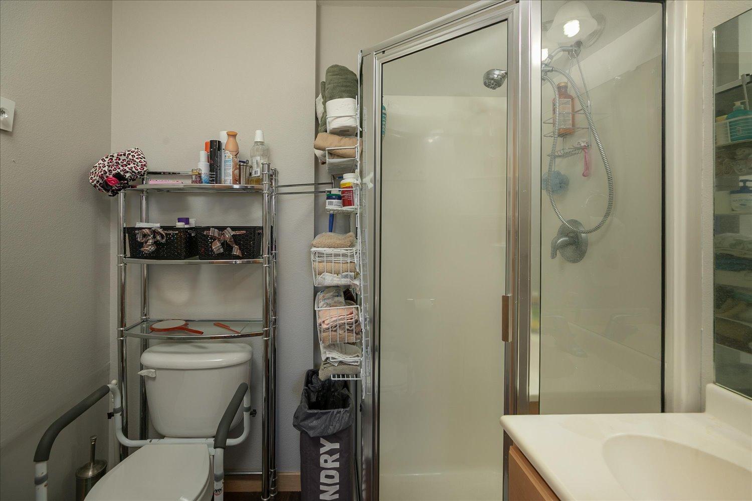 Master Bedroom Bath with walk in Shower