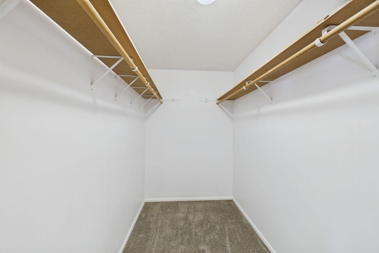 Large walk in closet