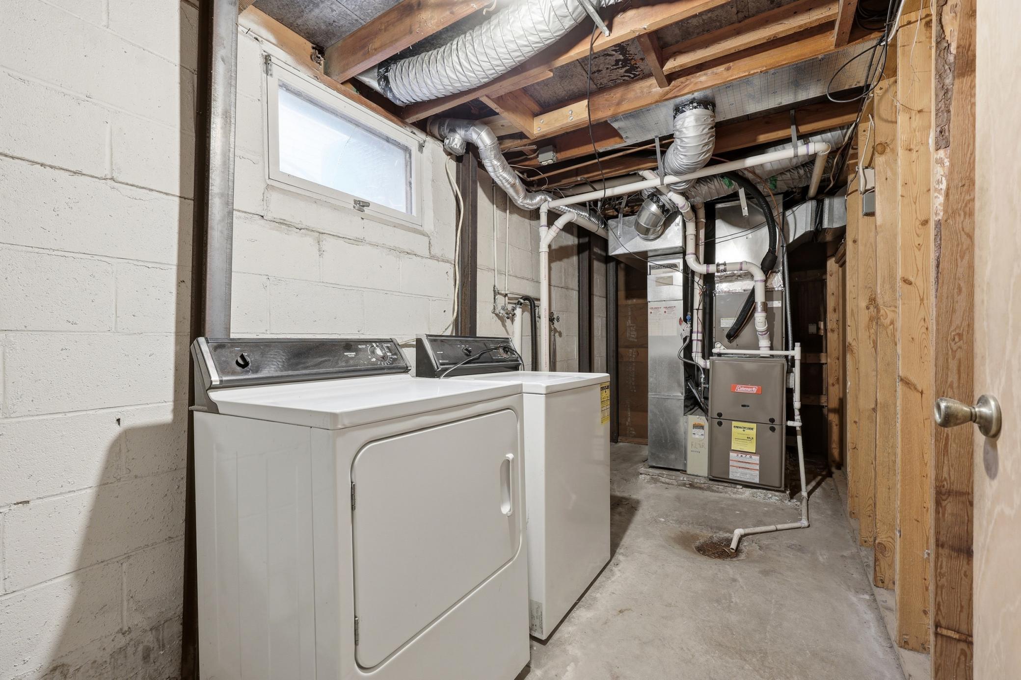 Laundry on both floors