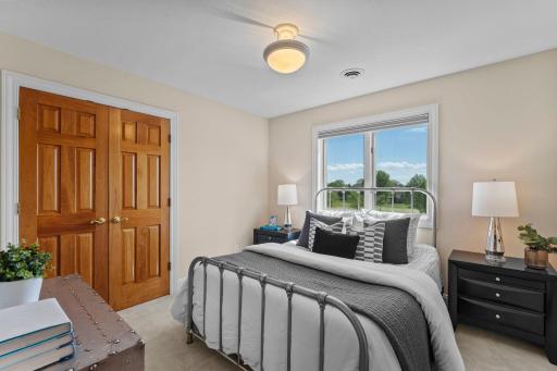 Bedroom three is conveniently located right beside bedroom two.