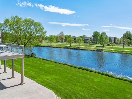The backyard is truly a standout feature of this home.
