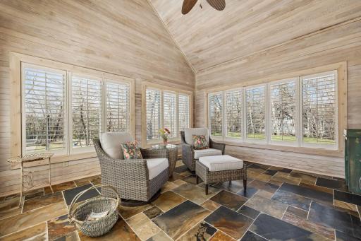 Sunlight can shine on through here while you sit and relax on your new porch.