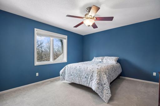Bedroom on the upper level, very spacious.