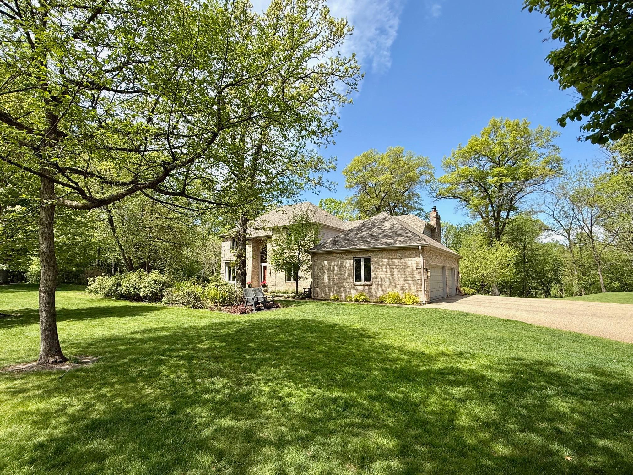Another angle of the great lot. Great front yard space and landscaping.
