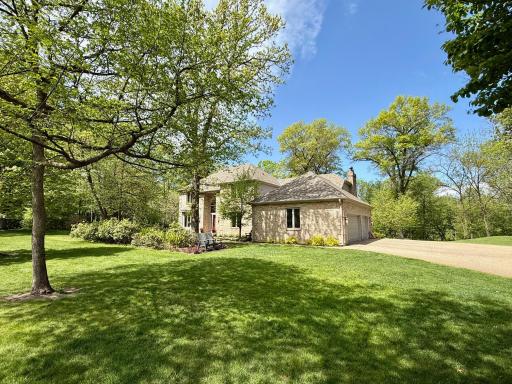 Another angle of the great lot. Great front yard space and landscaping.