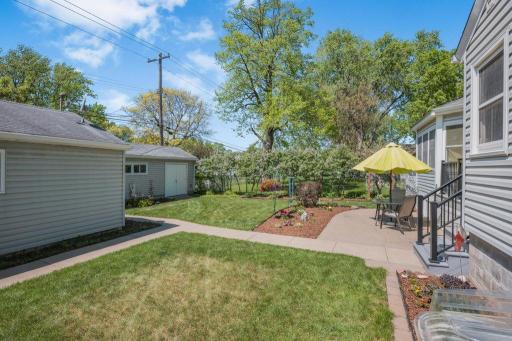 Great fenced yard, bonus patio and so much more!