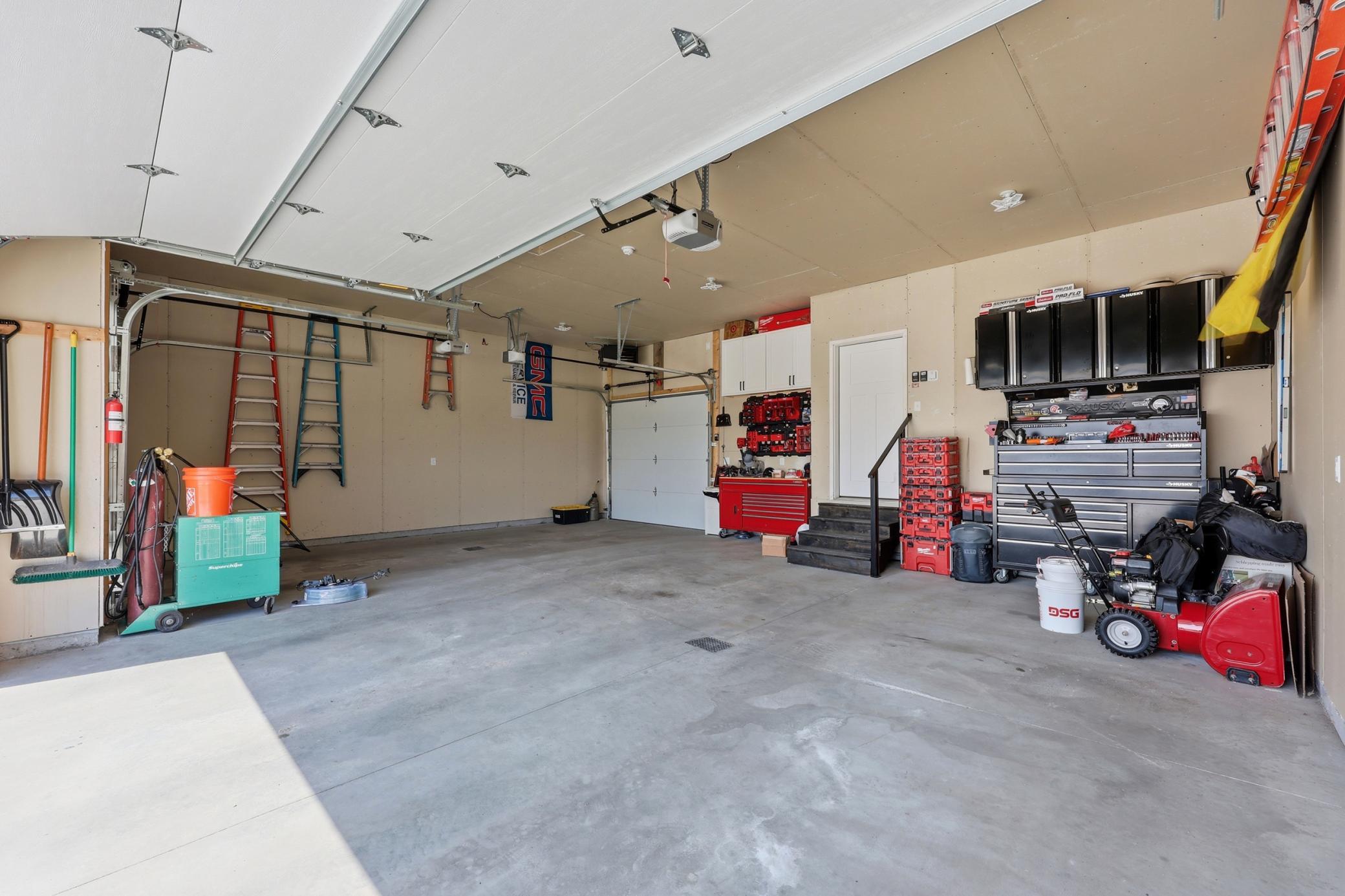 Heated Garage + Additional Overhead Door