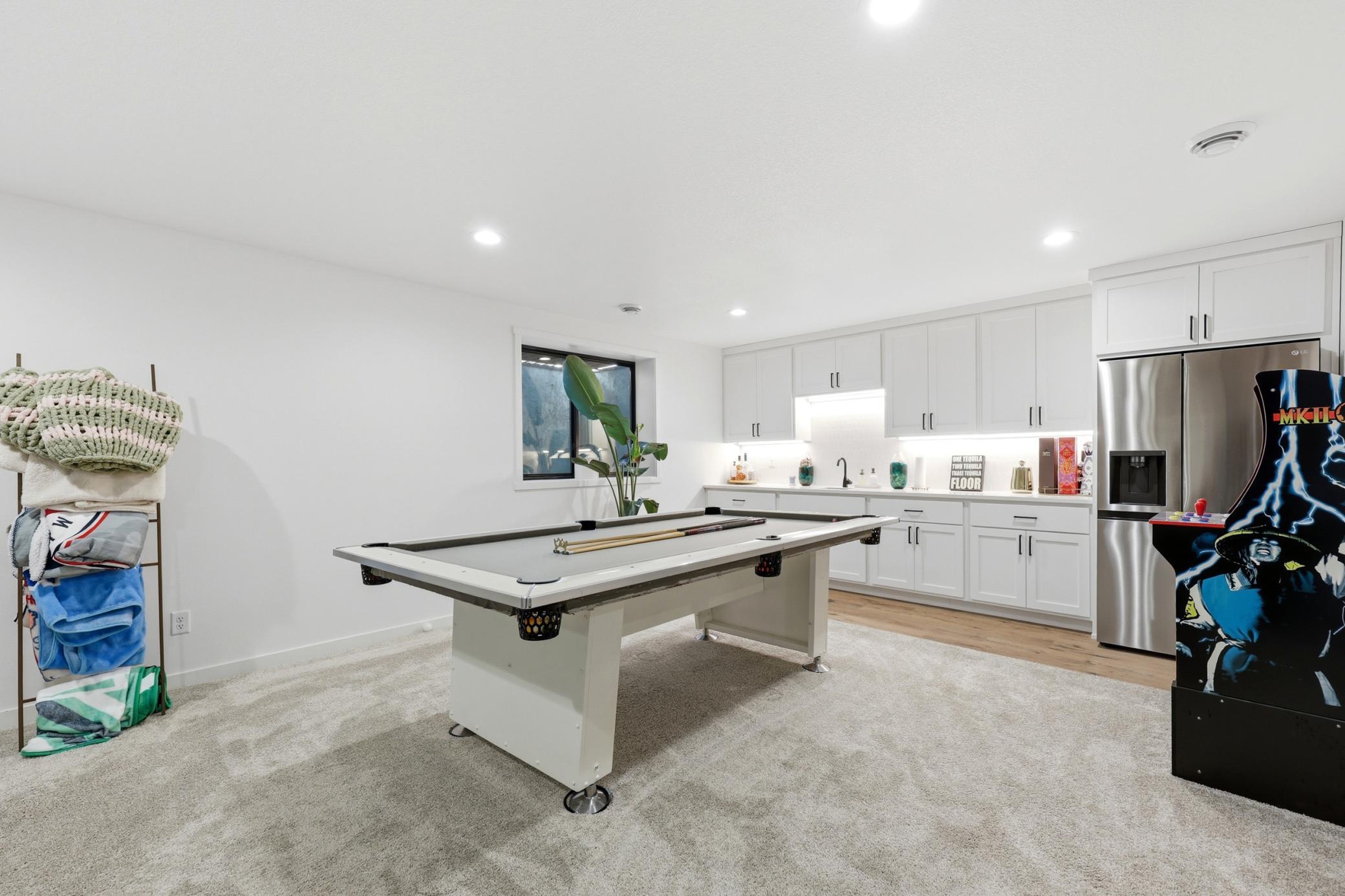 Family Room with Wet Bar