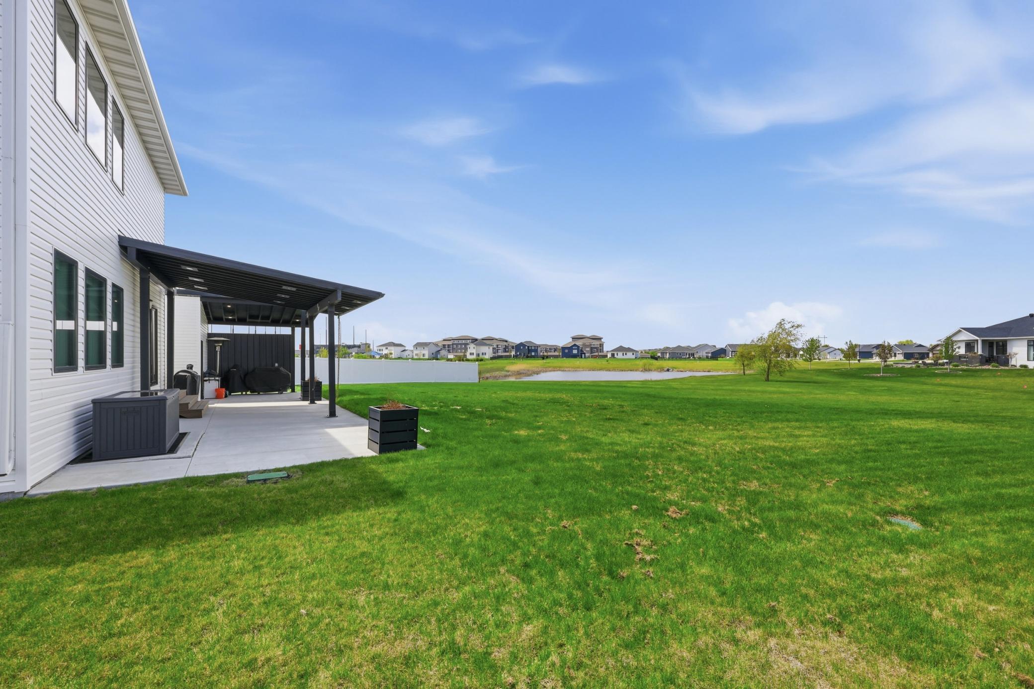 Large Backyard with Covered Patio