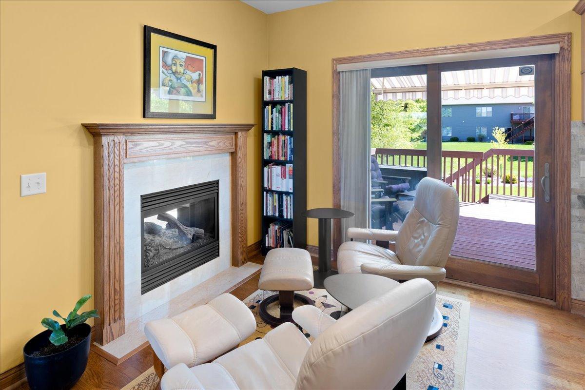 Walk-out to the maintenance-free Deck with resort-style retractable awning