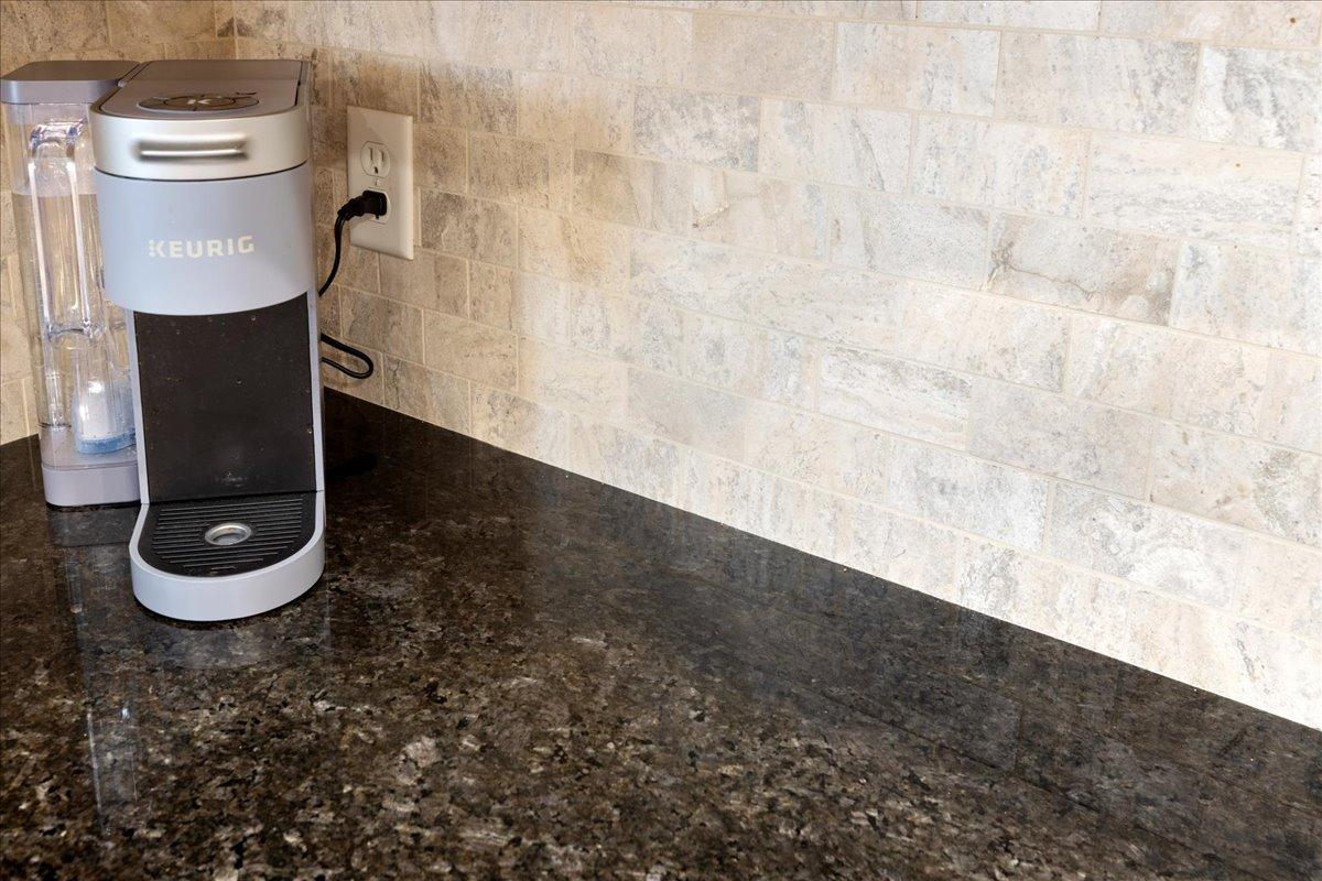 Custom tile backsplash