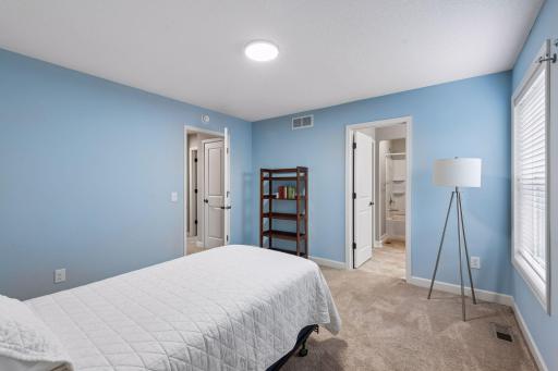 2nd bedroom that utilizes the walk-through bathroom.