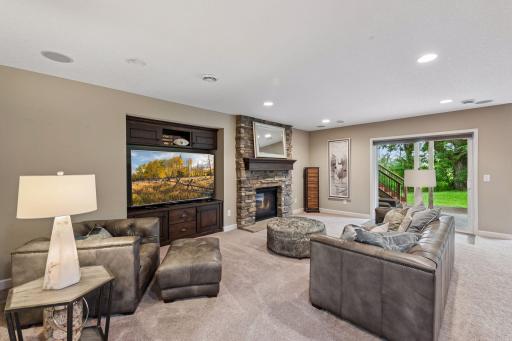 The walk-out lower level is ideal for family and entertaining.