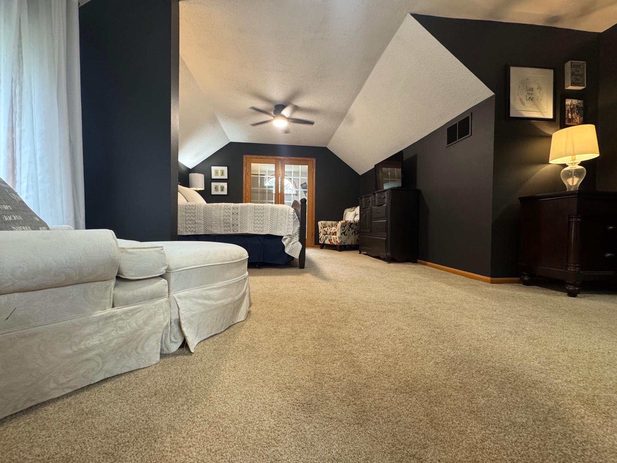 Primary bedroom to walk in closet