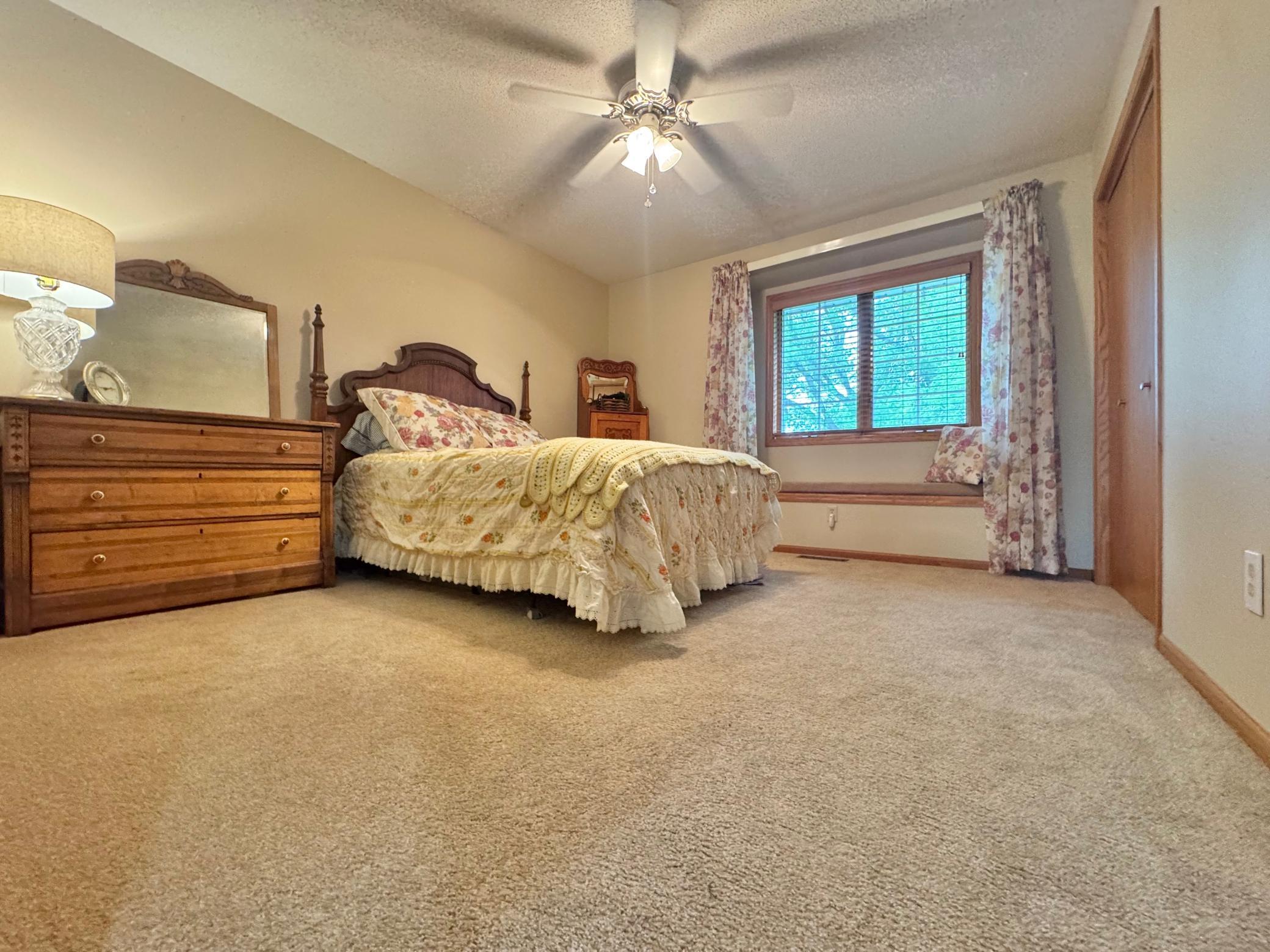 Bedroom 3 has large walk-in closet