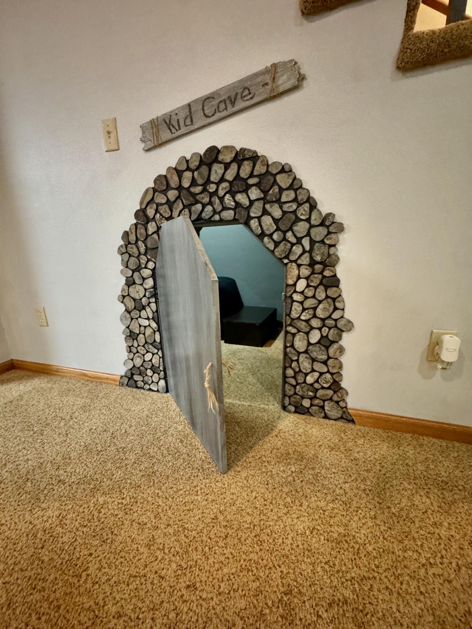 Fun "kid cave," dog room or storage