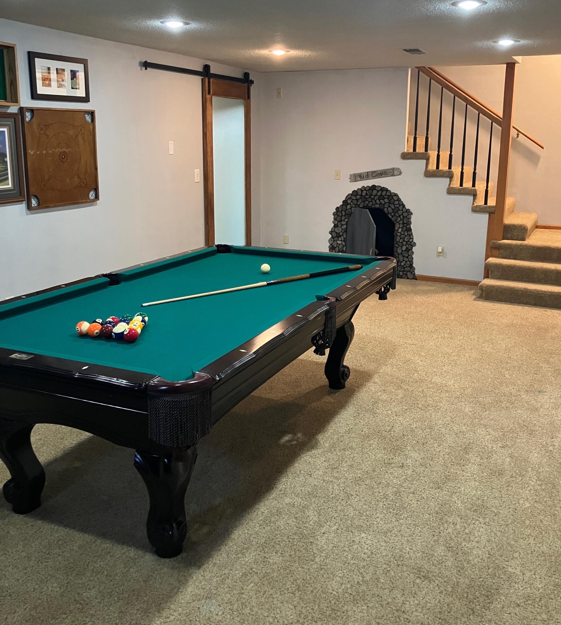 Billiard room