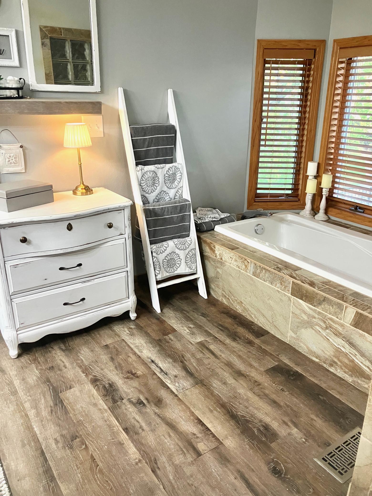 Bathroom in primary bedroom