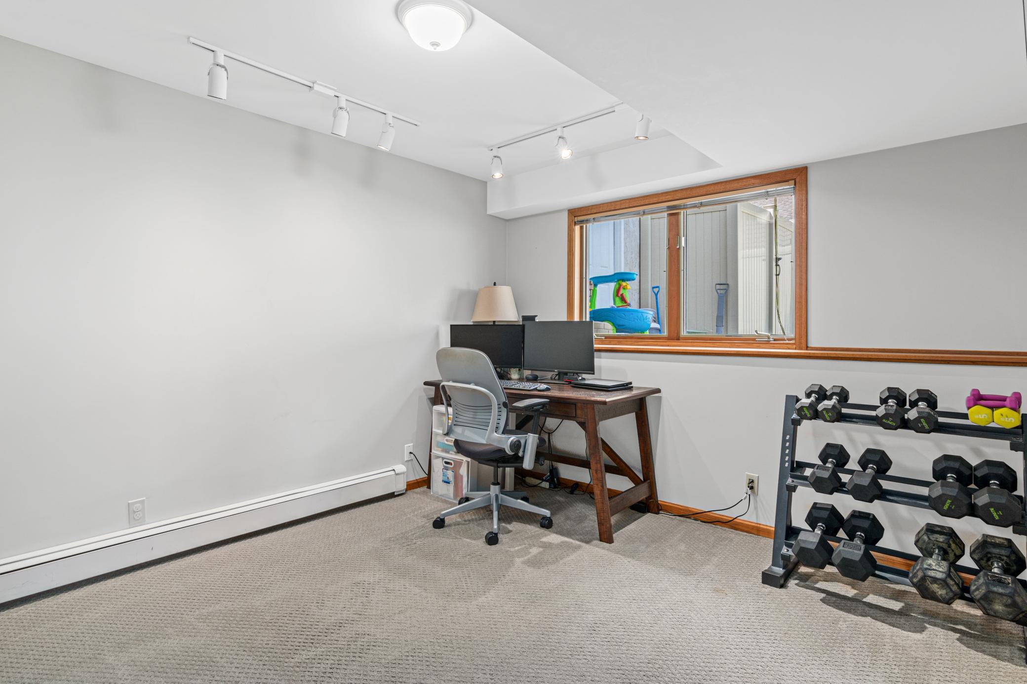 4th bedroom Could be an office, exercise room, guest room, etc. You decide!