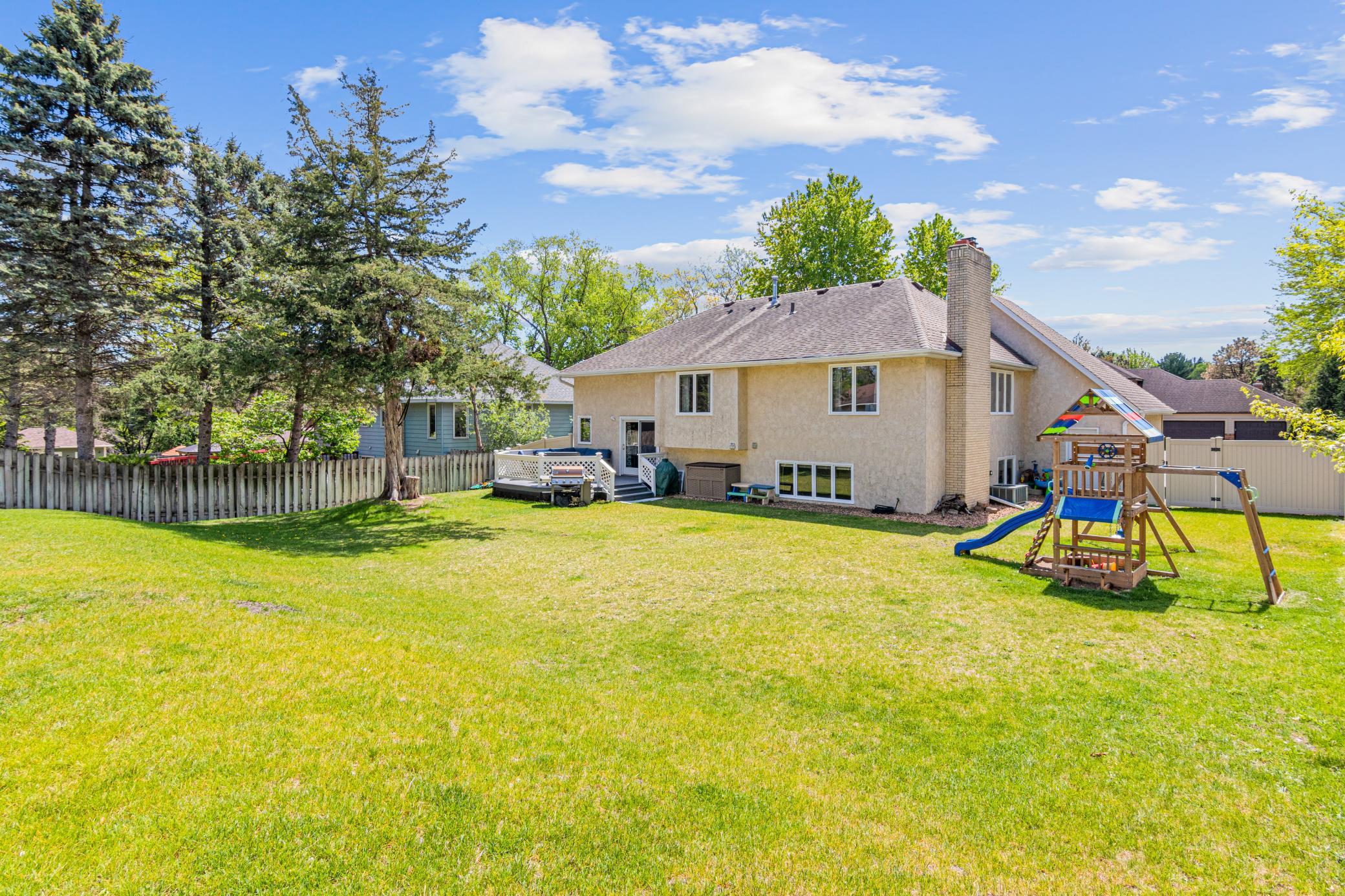 Large fenced back yard!