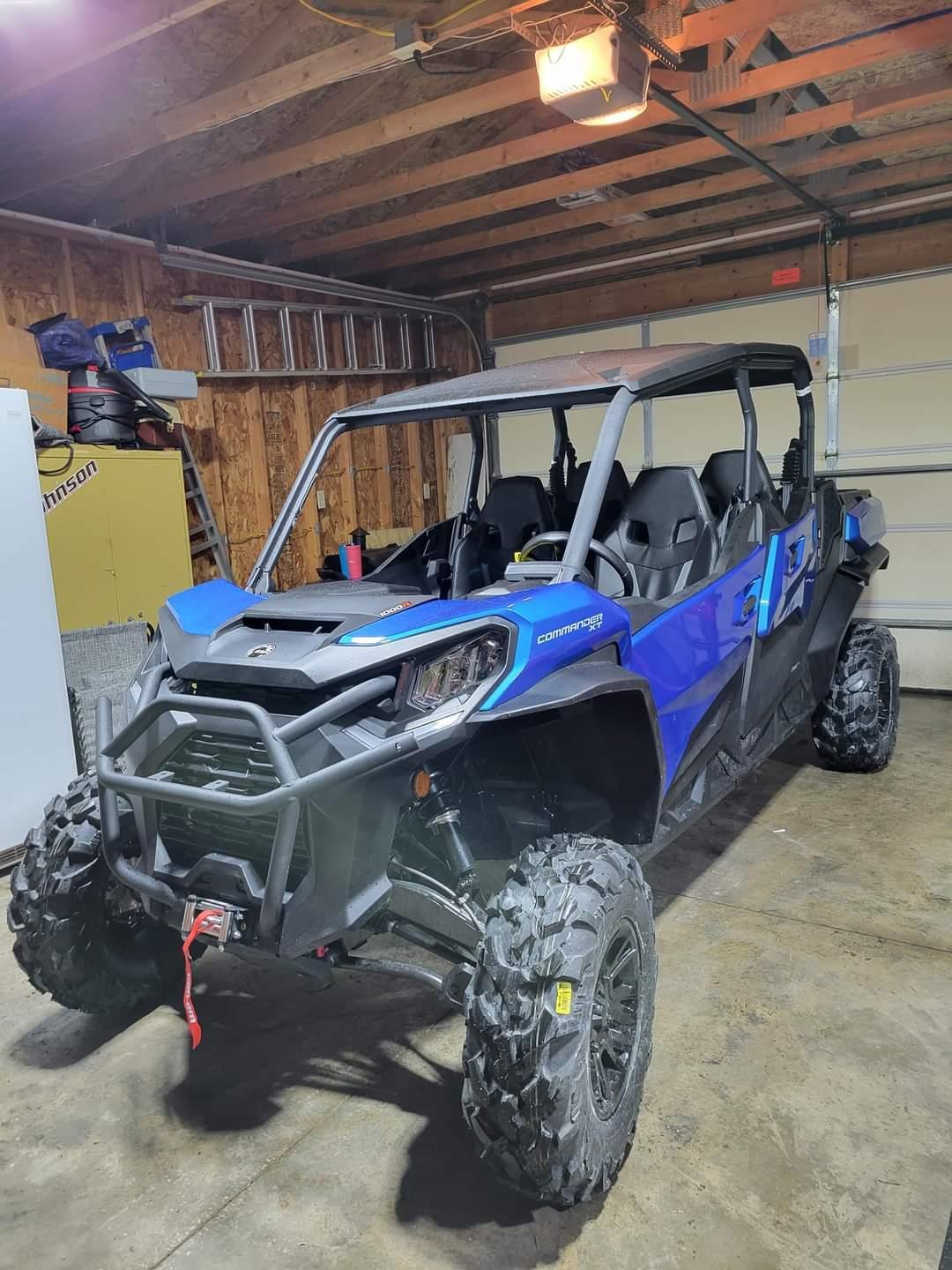 UTV that is available for purchase with UTV trailer