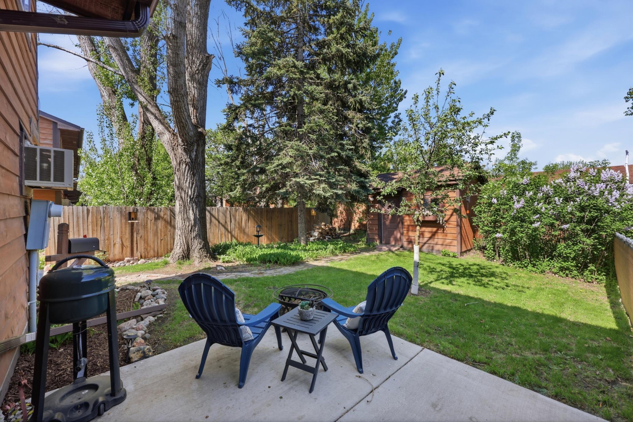 Backyard with New Patio