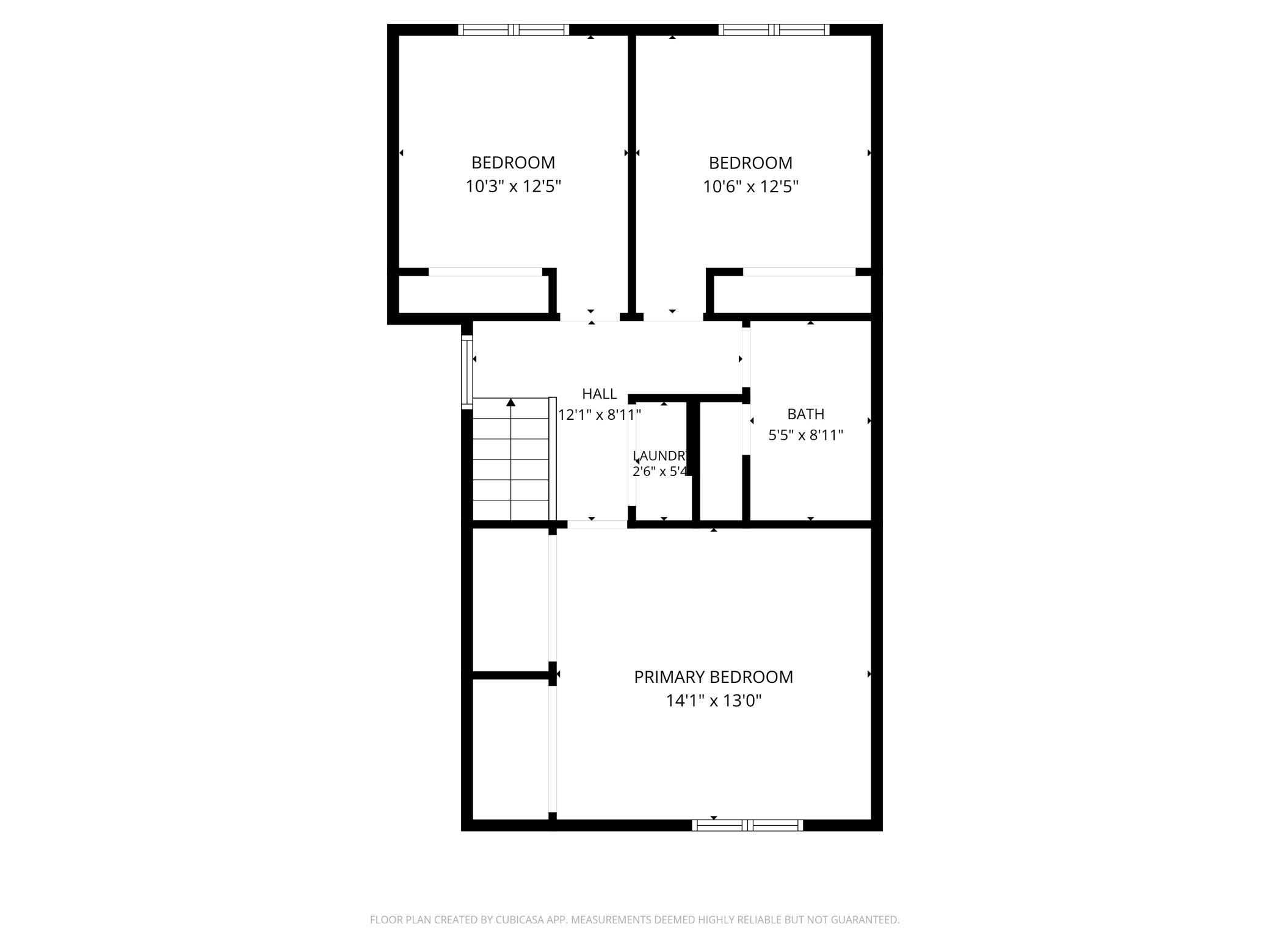 Upper Level Floor Plan