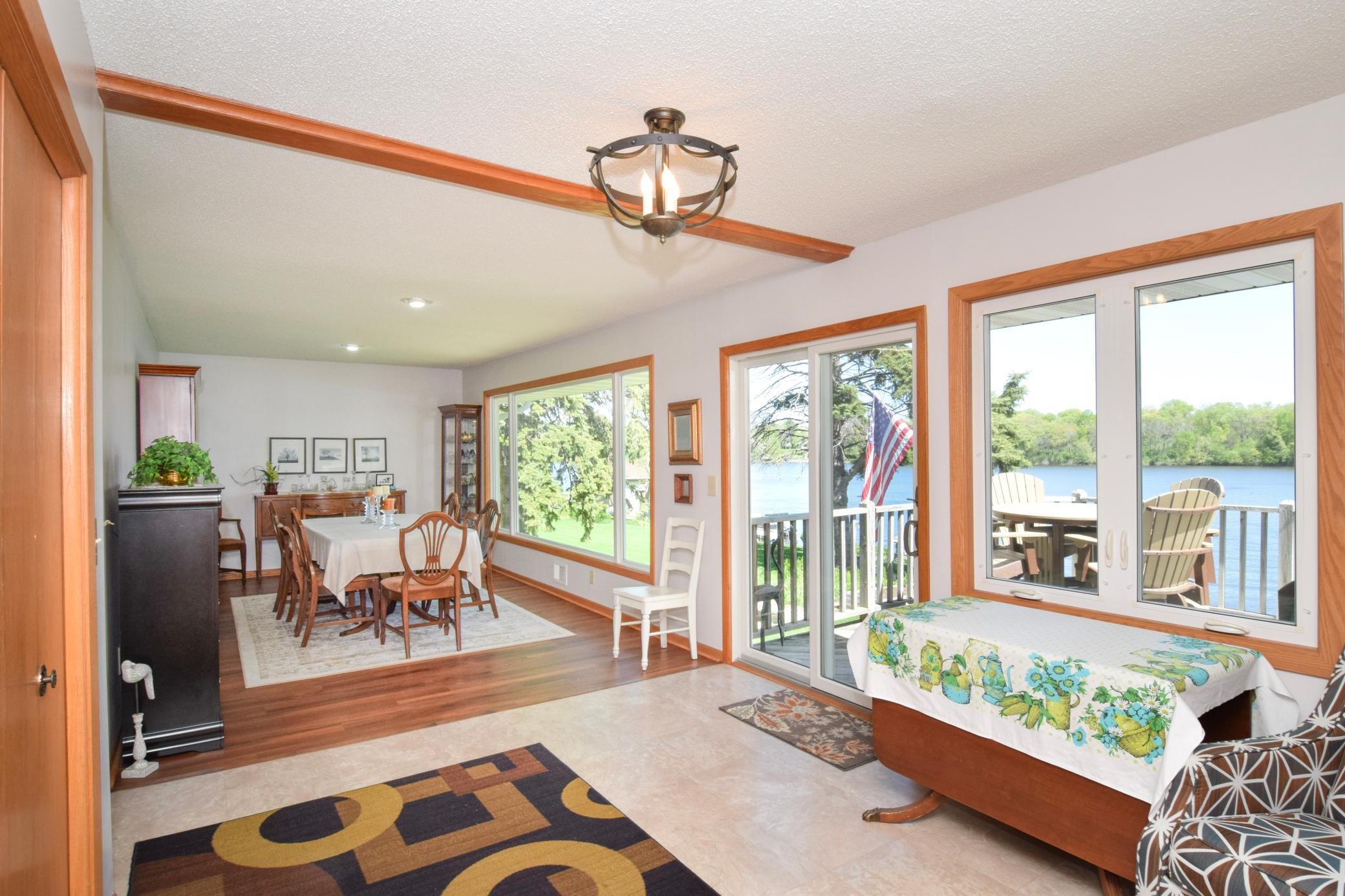 This is more dining space between the Kitchen and Formal Dining Room.