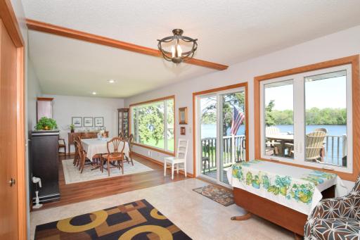 This is more dining space between the Kitchen and Formal Dining Room.