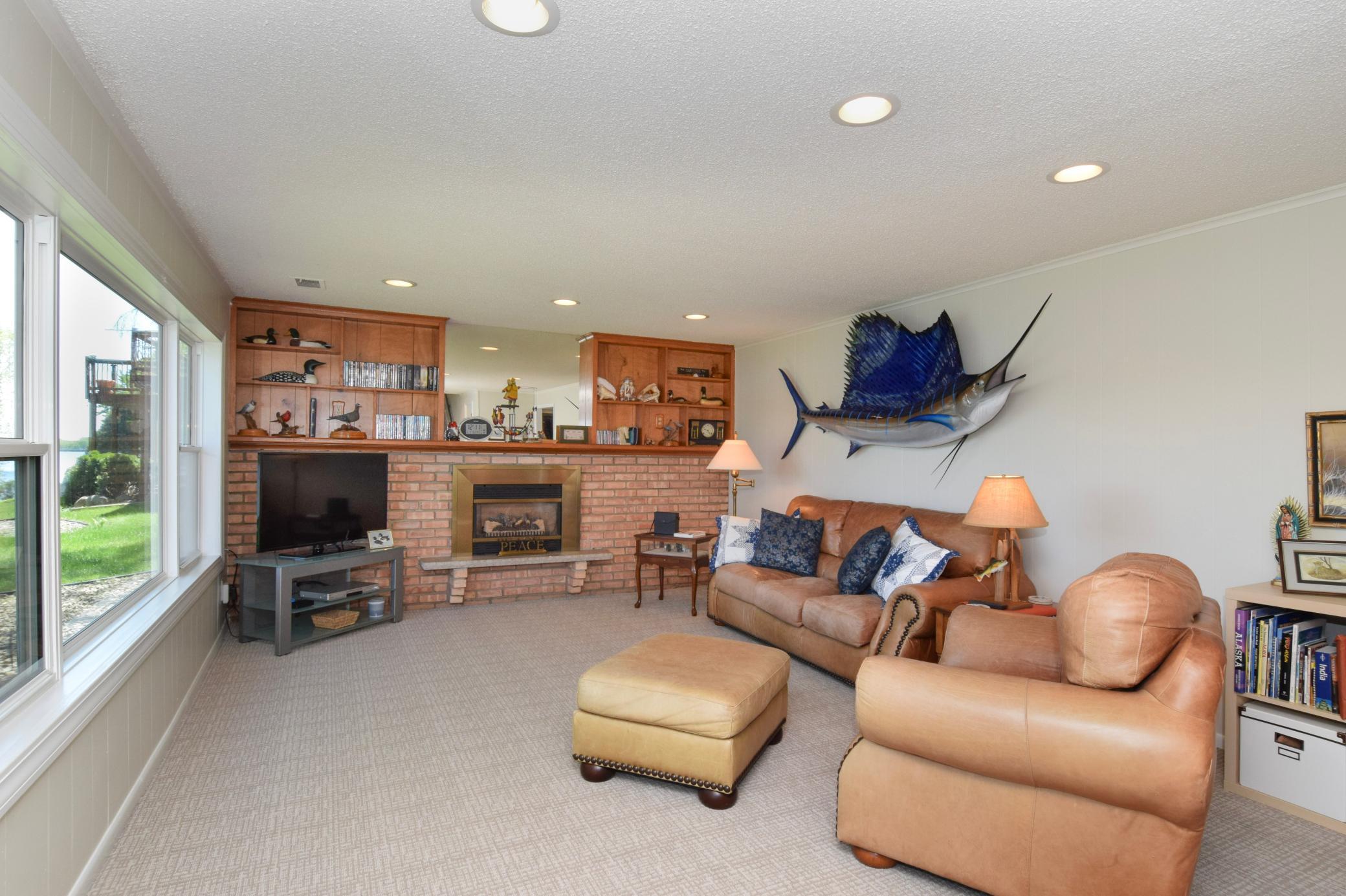 Family Room on lower level.
