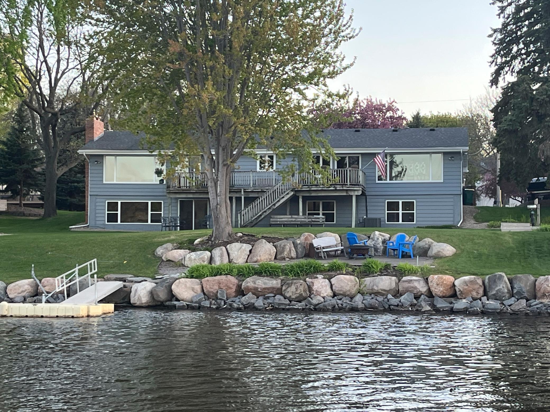 Back yard - on the banks of the Mississippi River!