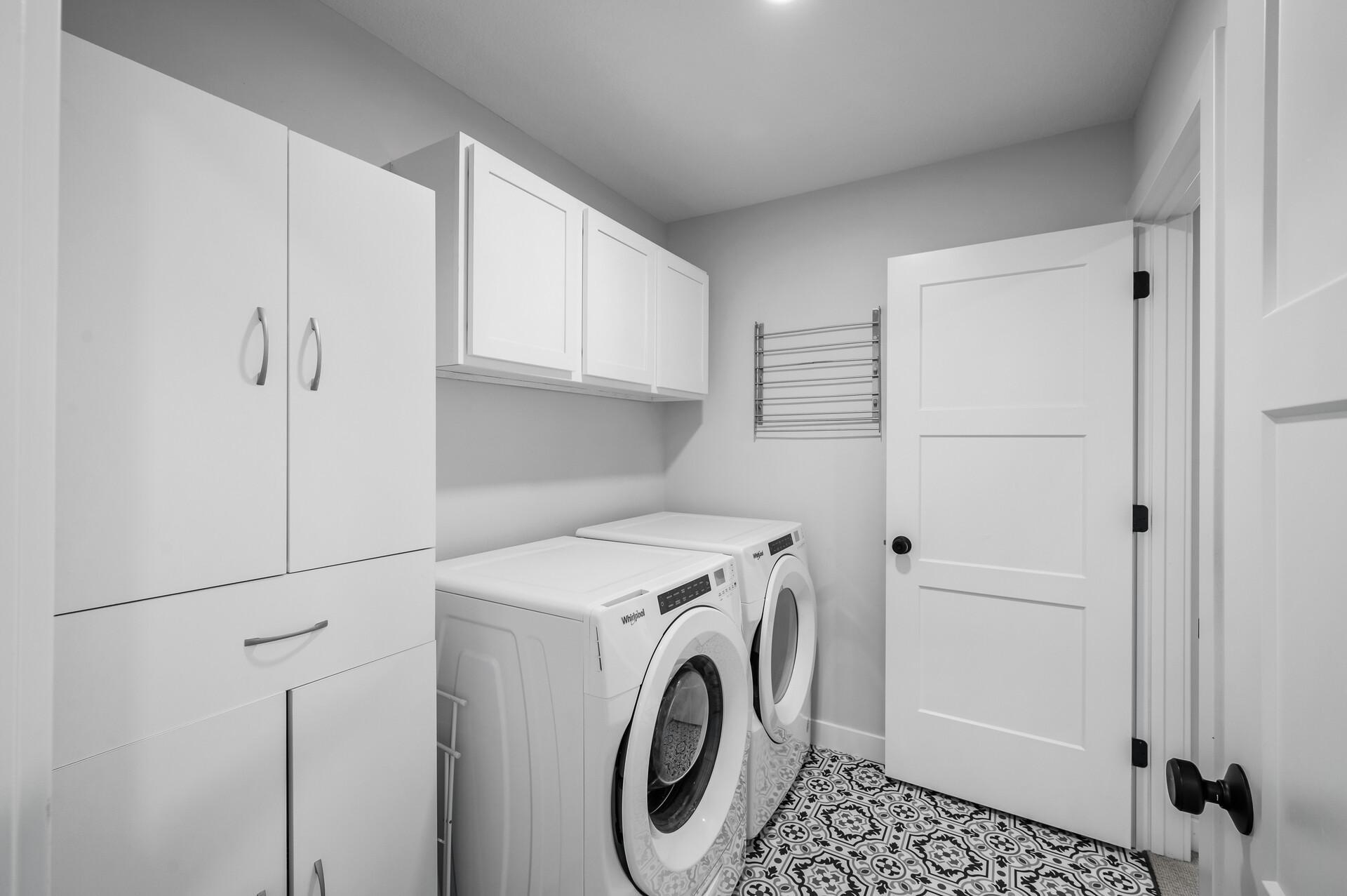 Your private walk-in closet actually connects to the upstairs laundry room! No need to see dirty clothes!