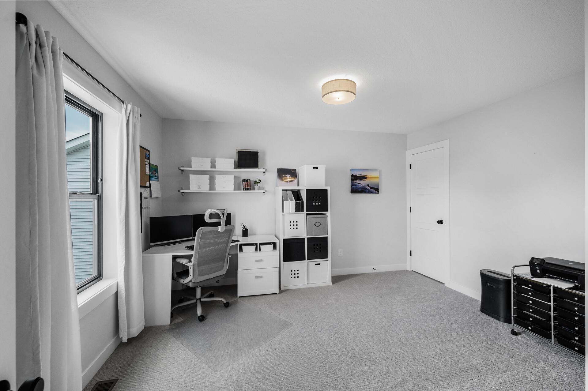 One of the other two bedrooms upstairs!