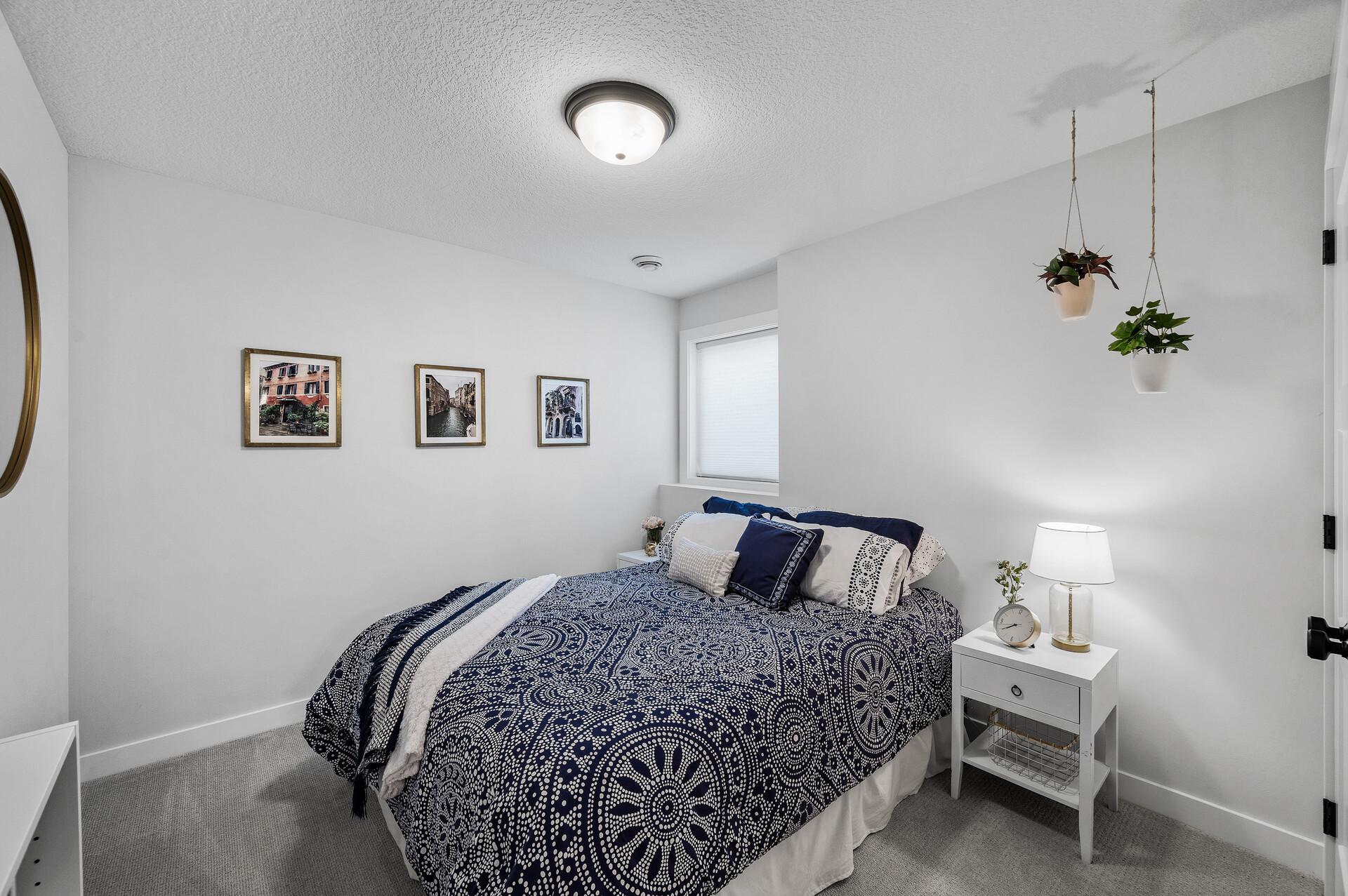 Fourth bedroom for the house is located downstairs!