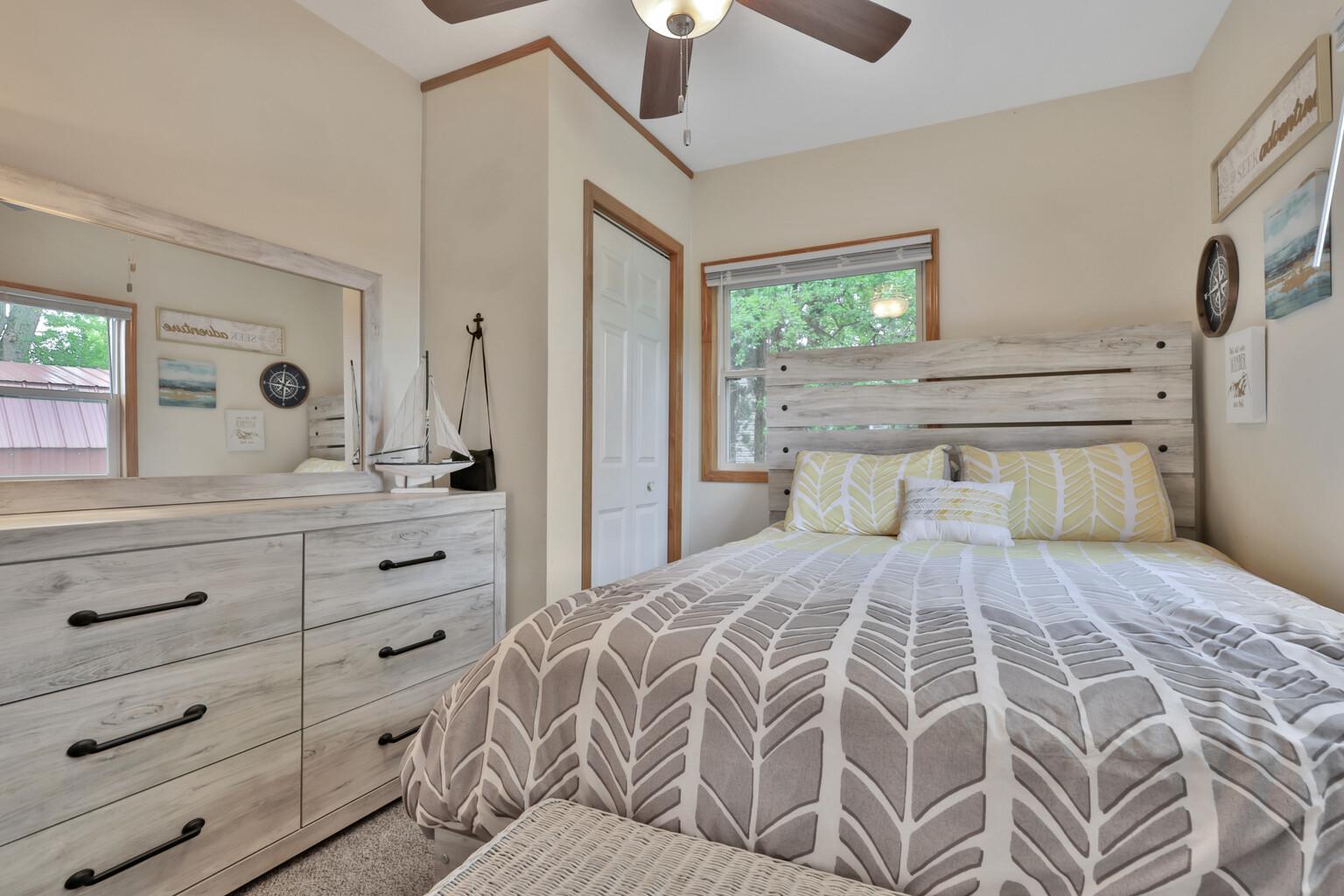 Additional view of the second bedroom (also with ceiling fan)