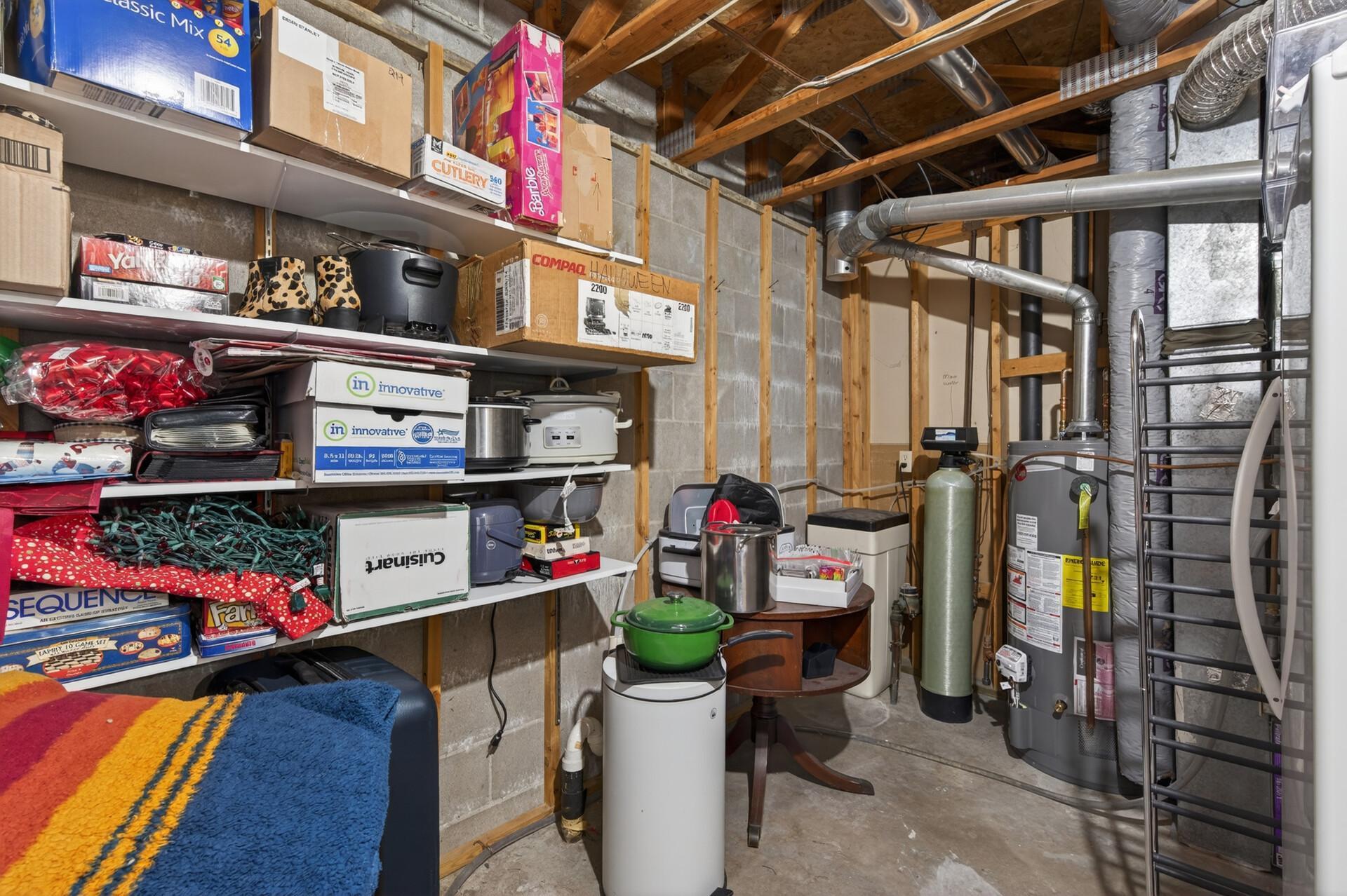LL Storage / Mech Room - New Water Heater