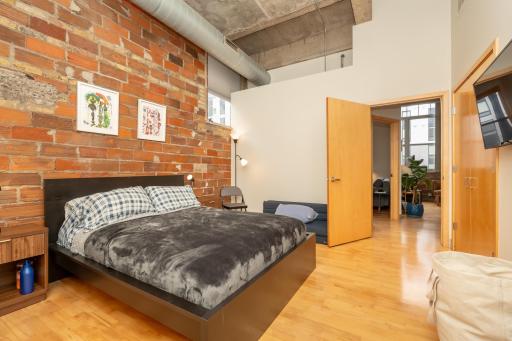 Bedroom #1 cont. - This oversized space offers space for a king-sized bed, additional seating, or a dedicated work-from-home setup without sacrificing openness